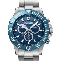 Wenger 01.0643.119 Seaforce Taucher-Chronograph Herrenuhr 43mm 20ATM