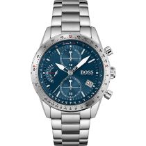 Hugo Boss 1513850 Pilot Edition Chronograph Herrenuhr 44mm 5ATM