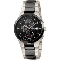 Boccia 3748-01 Herrenuhr Chronograph Keramik Titanium 39mm 5ATM