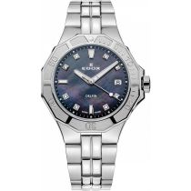 Edox 53020-3M-NANND Delfin Diver Damenuhr 38mm 20ATM