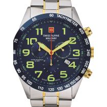 Swiss Alpine Military 7047.9145 Chronograph Herrenuhr 45mm 10ATM