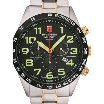 Swiss Alpine Military 7047.9147 Chronograph Herrenuhr 45mm 10ATM