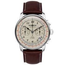 Zeppelin 7614-5 LZ-127 Chronograph Herrenuhr 43mm 5ATM