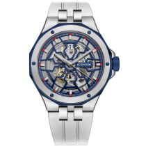 Edox 85303-357BUCAB-BUIRB Delfin Mecano Automatik Herrenuhr 43mm 20ATM