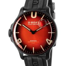 U-Boat 8697/B Darkmoon Red PVD Soleil Herrenuhr 44mm 5ATM