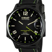 U-Boat 9675 Capsoil Doppiotempo DLC GMT Herrenuhr 55mm 10ATM