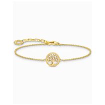 Thomas Sabo A2160-427-39-L19V Vergoldetes Armband m. Tree of Love Anhänger