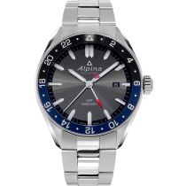 Alpina AL-247GB4E6B Alpiner GMT Herrenuhr 42mm 10ATM