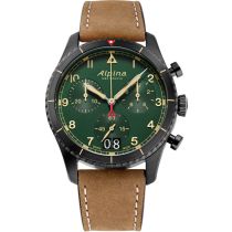 Alpina AL-372GR4FBS26 Startimer Pilot Chronograph Herrenuhr 41mm 10ATM