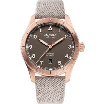 Alpina AL-525BR4S24 Startimer Pilot Automatik Herrenuhr 41mm