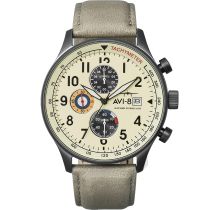 AVI-8 AV-4011-0C Herrenuhr Hawker Hurricane Classic Chronograph 43mm 5ATM