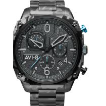 AVI-8 AV-4052-11 Hawker Hunter Chronograph Herrenuhr 45mm 5ATM