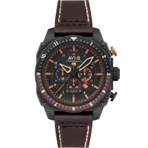 AVI-8 AV-4100-08 Herrenuhr Hawker Hunter Dual Time Chronograph 43mm 5ATM