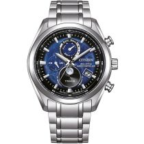 Citizen BY1010-81L Eco-Drive Mondphase Titanium Funkuhr 