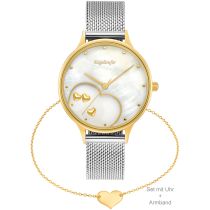 Engelsrufer ERWO-HEART-02 Happy Hearts Set Damenuhr 34mm 5ATM