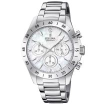 Festina F20397/1 Boyfriend Damenuhr Chronograph 39mm 10ATM