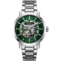 Rotary GB05350/24 Greenwich Automatik Herrenuhr 42mm 5ATM