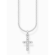 Thomas Sabo KE2069-051-14-L38V Silberne Kette Kreuz Pavé Damen