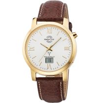 Master Time MTGA-10298-13L Funk Basic Series Herrenuhr 41mm 3ATM