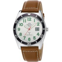 Master Time MTGA-10856-41L Funkuhr Herrenuhr 42mm 5ATM