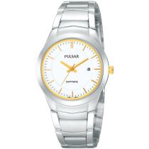 Pulsar PH7261X1 Damenuhr silber weiss gold Saphirglas