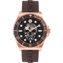 Philipp Plein PWOAA0322 The $kull Diver Herrenuhr 44mm 10ATM