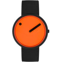 PICTO R44007-R006 Unisex Uhr Uhr Ghost Nets Signal Orange 40mm 5ATM