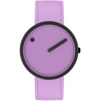 PICTO R44019-R018 Unisex Uhr Uhr Ghost Nets Light Orchid 40mm 5ATM