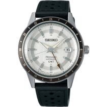 Seiko SSK011J1 Presage GMT Automatik Herrenuhr 41mm 5ATM