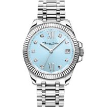 Thomas Sabo WA0405-201-209 Damenuhr Divine Blue 33mm 10ATM 