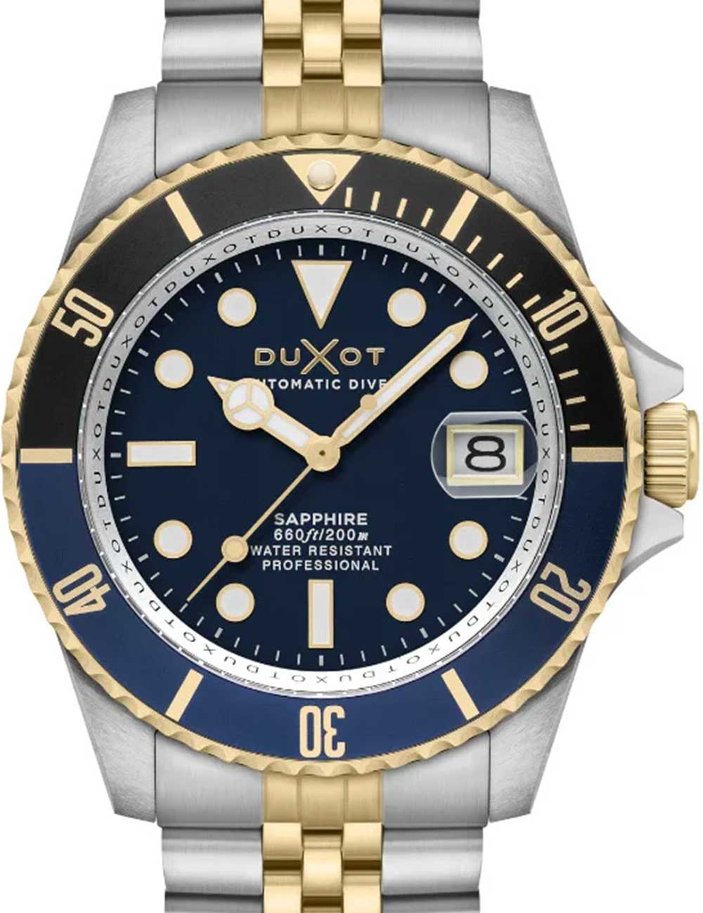 Duxot DX-2057-AA Herrenuhr Atlantica Automatik Diver 42mm 20ATM