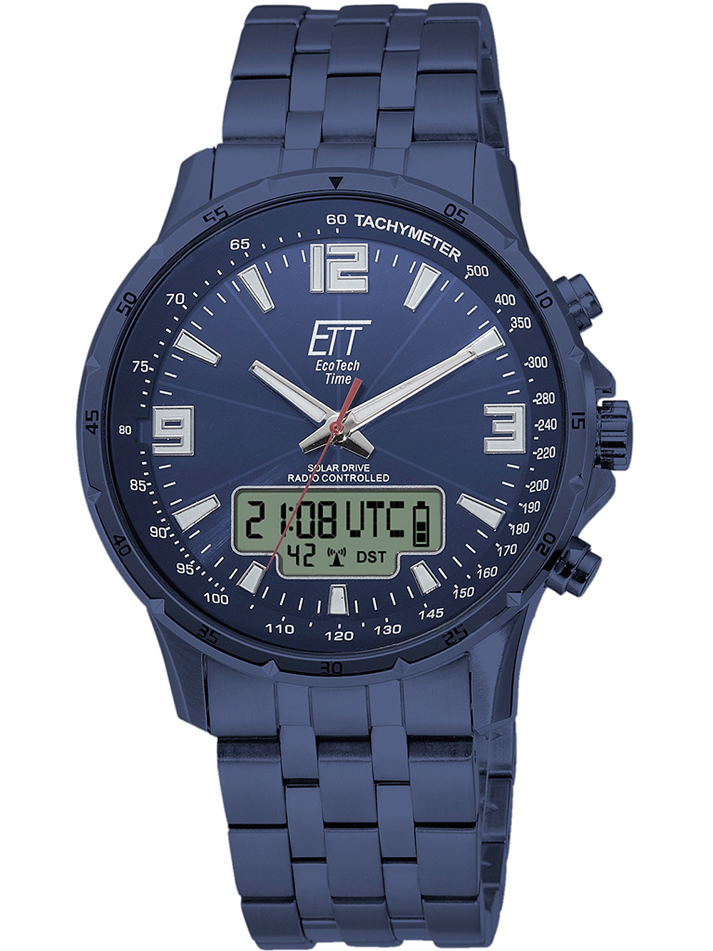 ETT EGS-11566-31M Solar Drive Funk Professional Arctica Herrenuhr 43mm