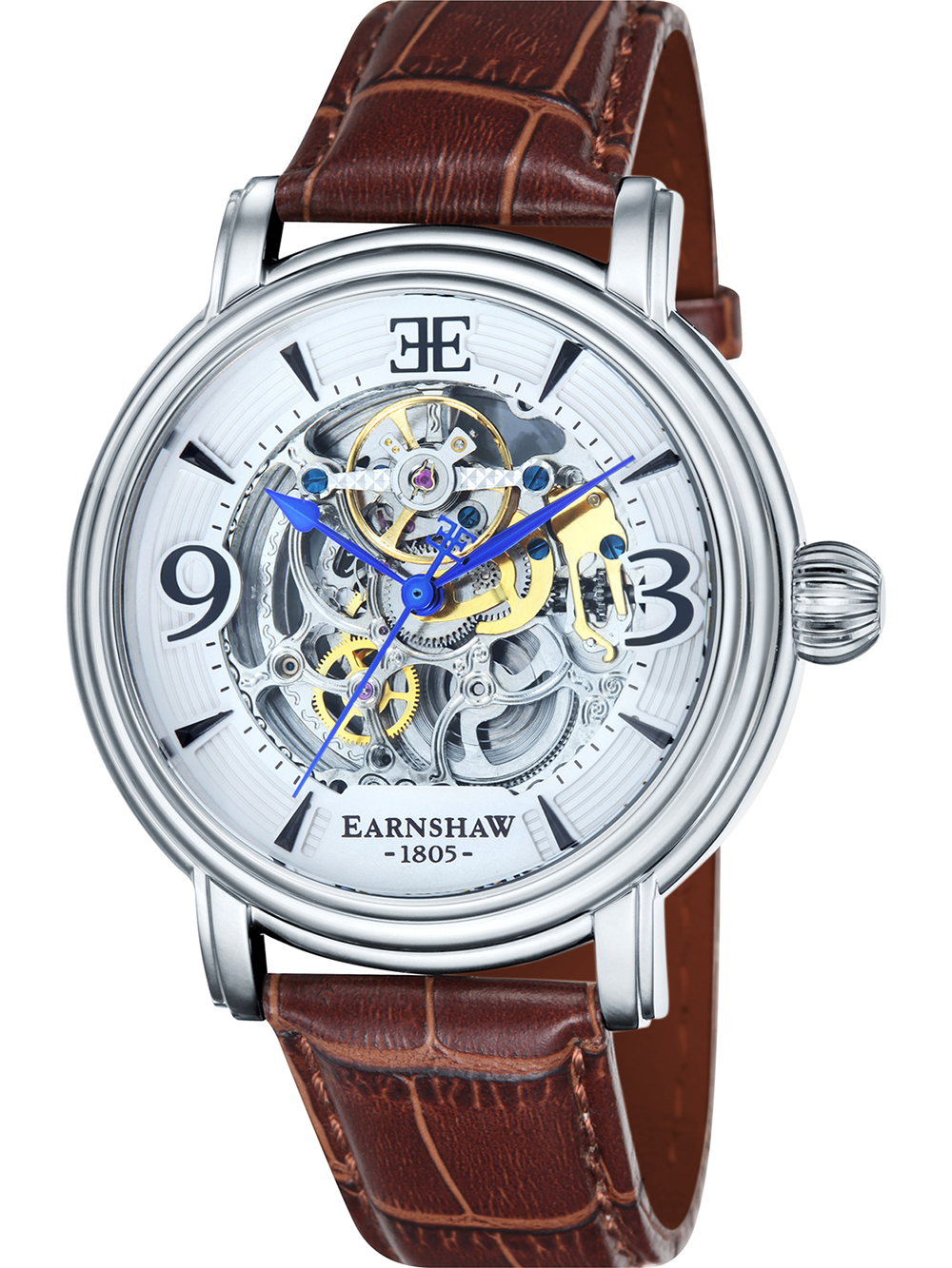 Thomas Earnshaw ES-8011-01 Herrenuhr Longcase Automatik 48mm 5ATM