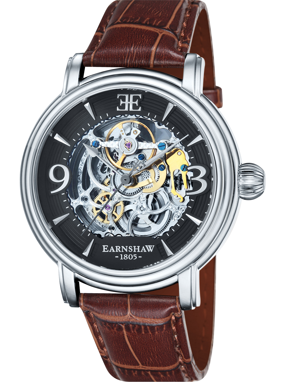 Thomas Earnshaw ES-8011-02 Herrenuhr Longcase Automatik 48mm 5ATM