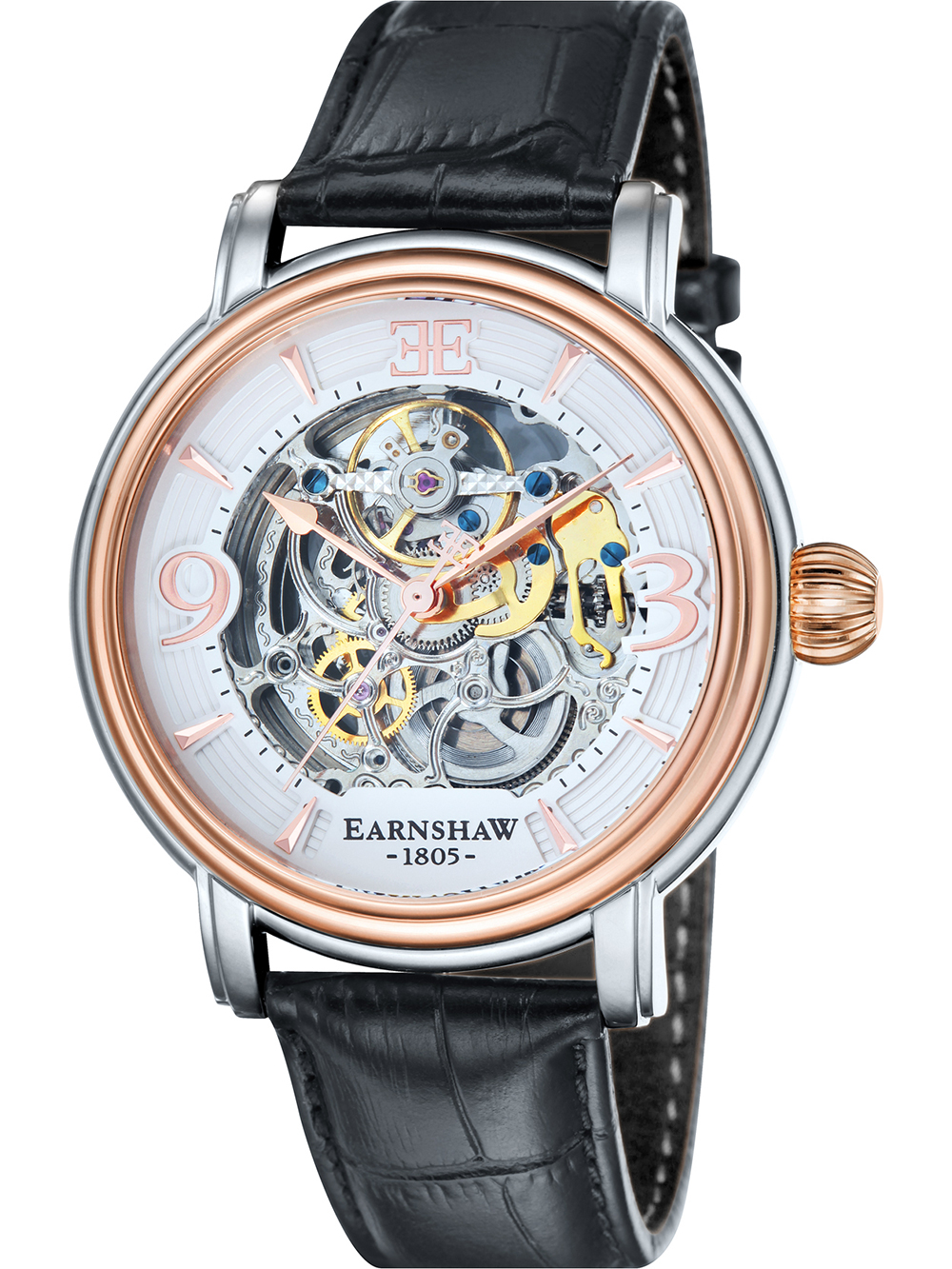 Thomas Earnshaw ES-8011-06 Herrenuhr Longcase Automatik 48mm 5ATM