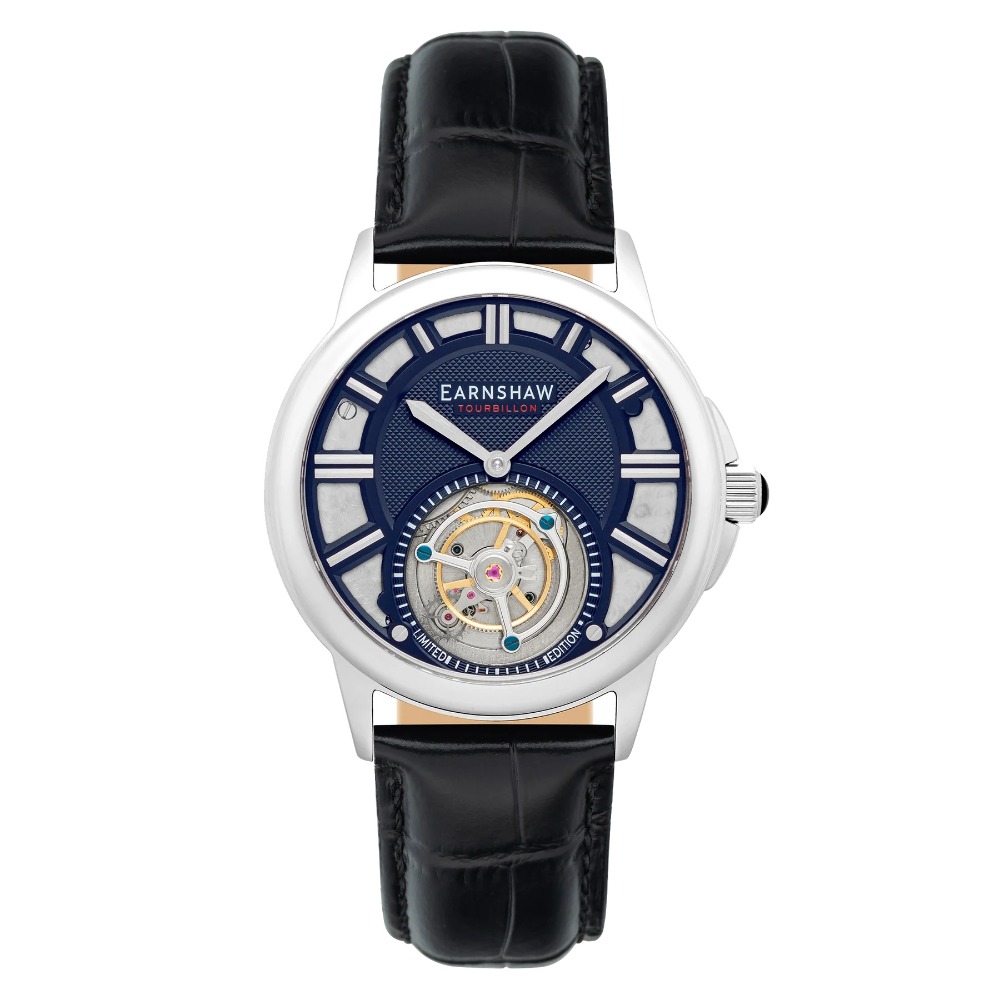 Thomas Earnshaw ES-8239-02 Disraeli Tourbillon Herrenuhr 42mm 3ATM