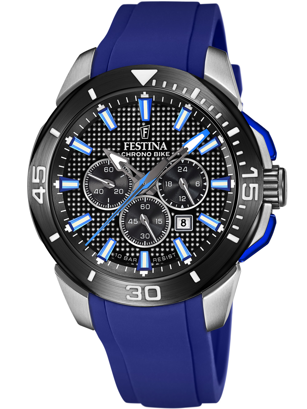 8430622795374 - Chronograph FESTINA Chrono Bike F20642 1 Armbanduhren blau Herren Quarzuhren Armbanduhr Quarzuhr Herrenuhr Stoppfunktion