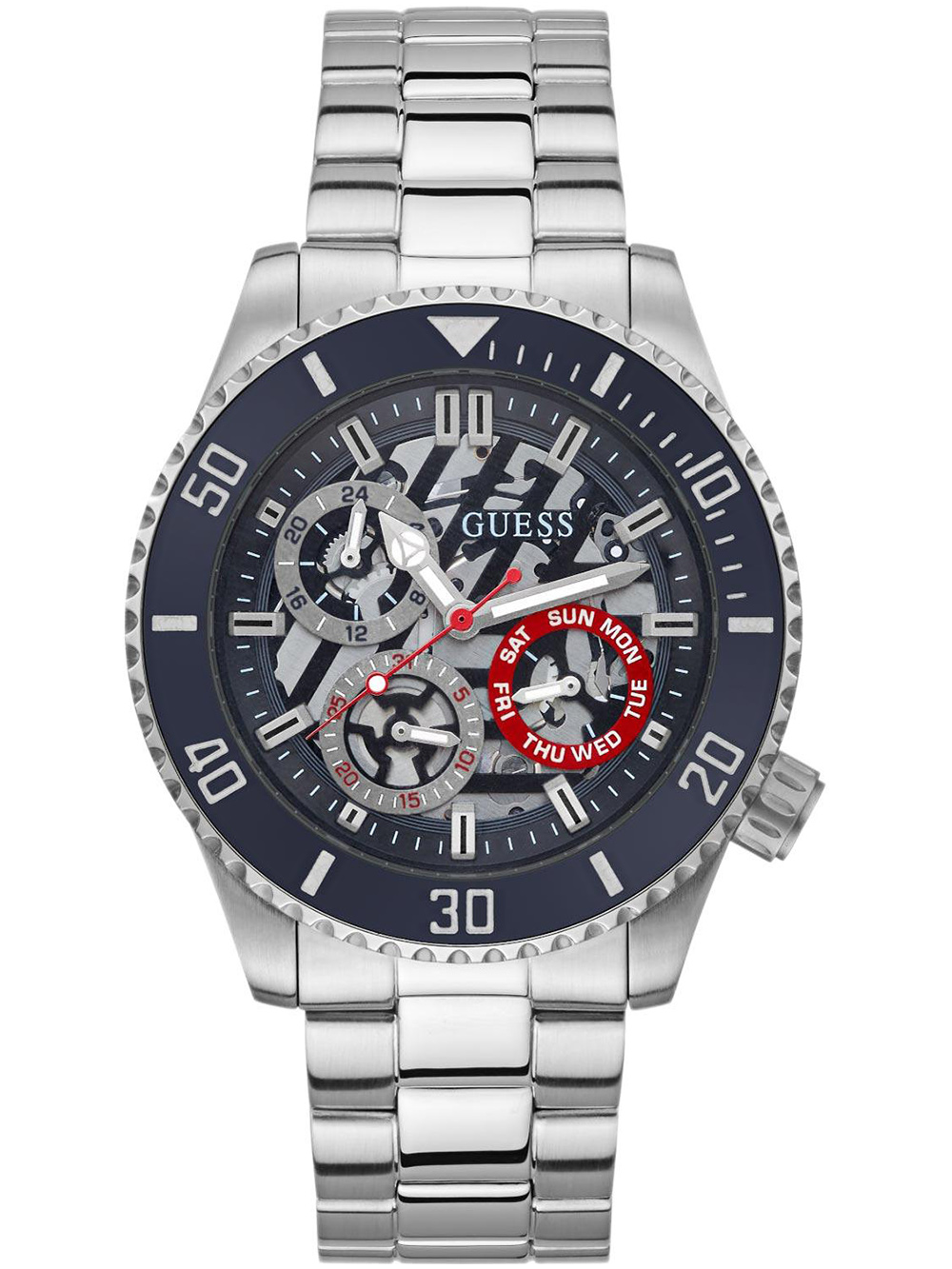 Guess GW0488G1 Herrenuhr Axle 45mm 5ATM