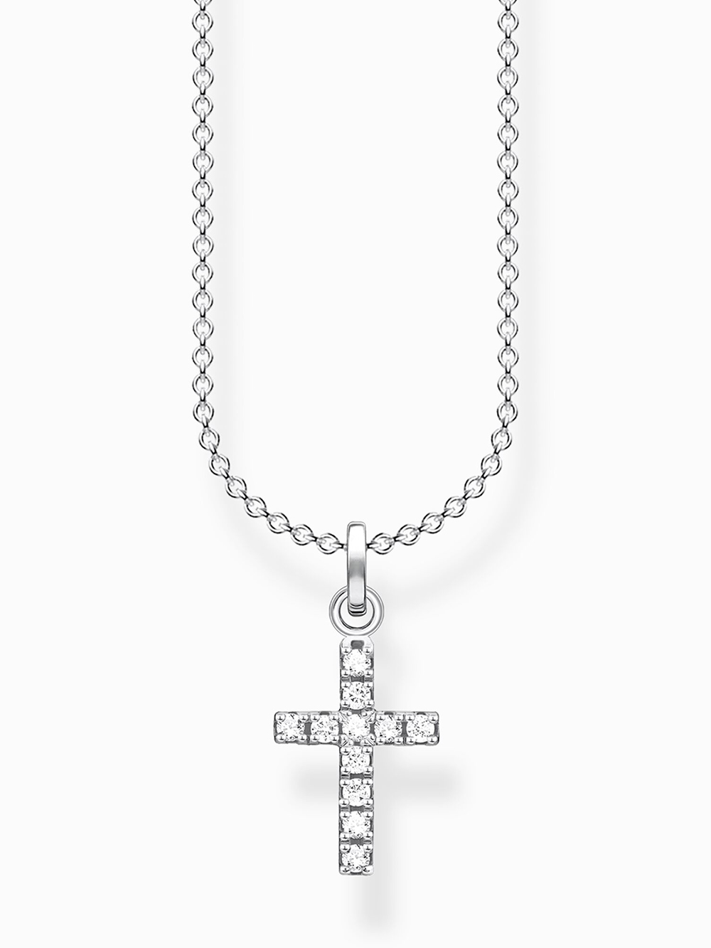 Thomas Sabo KE2069-051-14-L38V Silberne Kette Kreuz Pavé Damen