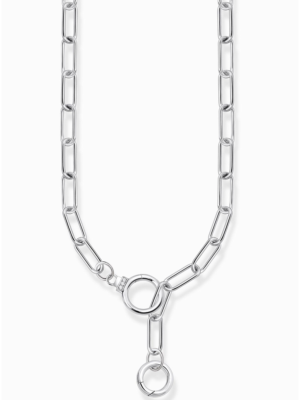 Thomas Sabo KE2192-051-14 Damen Gliederkette mit zwei Ringverschlüssen, verstellbar