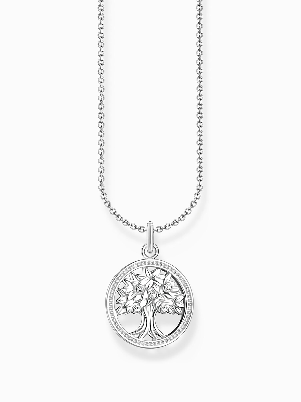 Thomas Sabo KE2214-051-14-L45V Silberne Kette mit Tree of Love Anhänger Damen