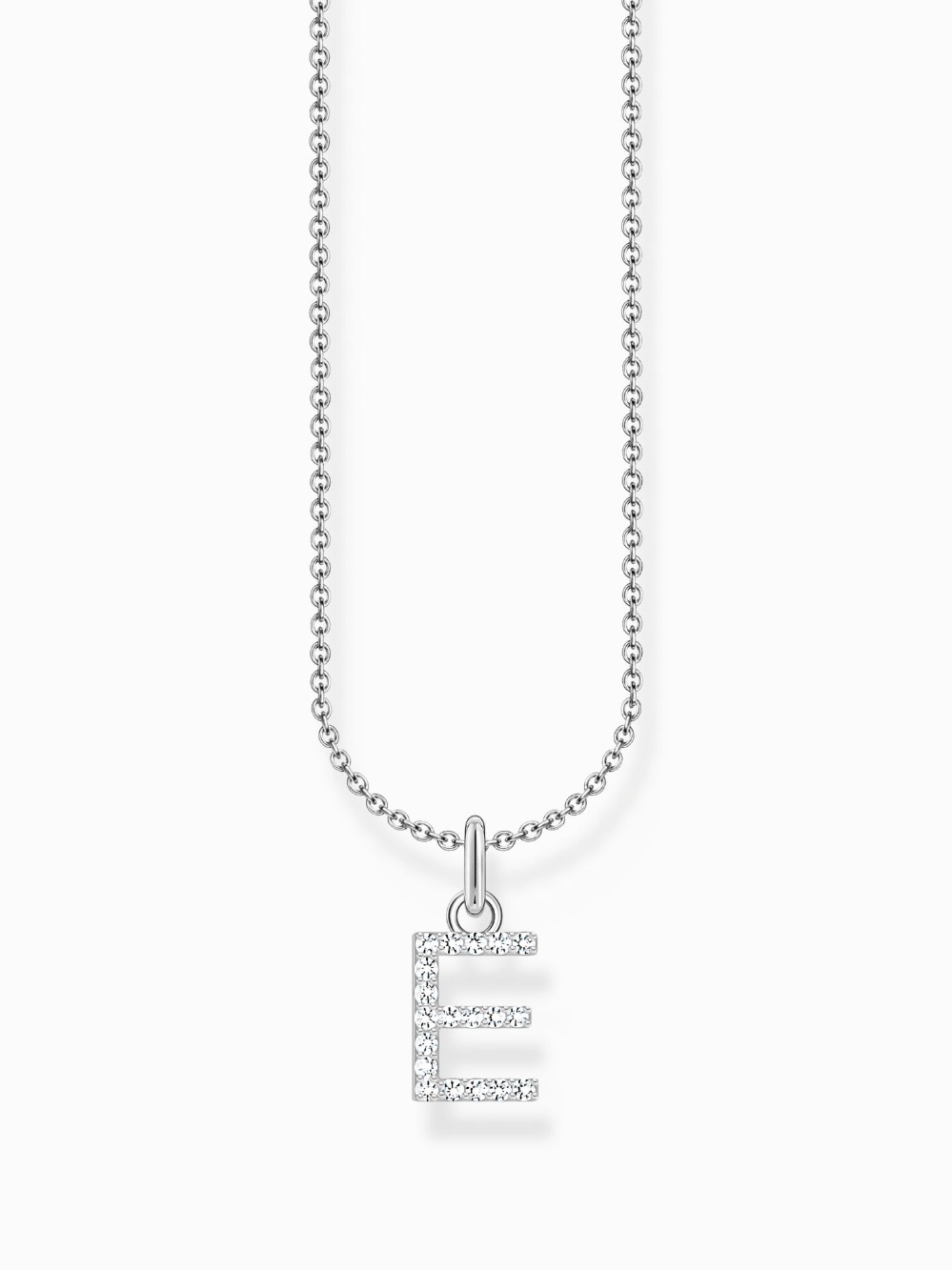 Thomas Sabo KE2244-051-14-L45V Silberne Kette Buchstabe E Damen