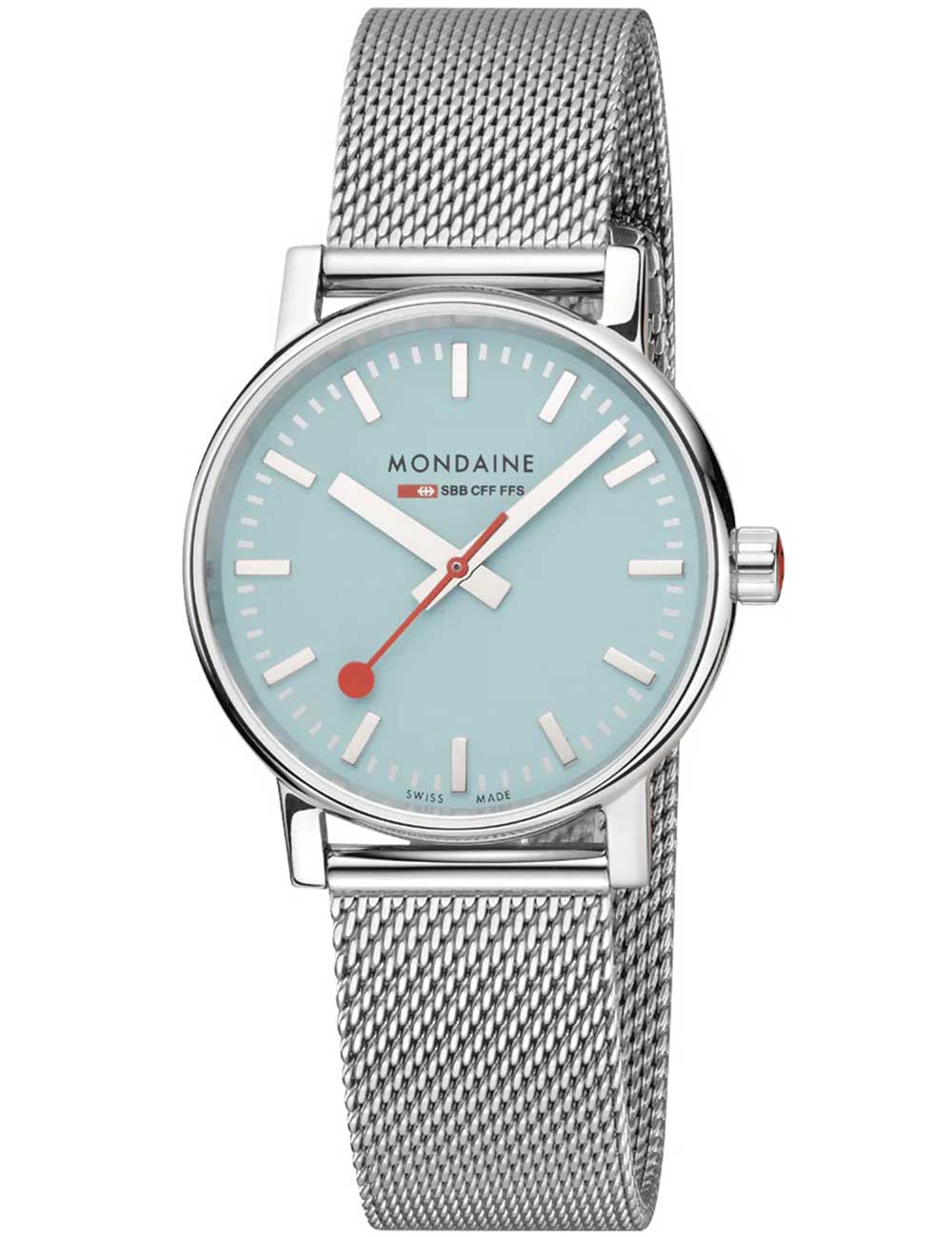 7611382638410 - MONDAINE® Armbanduhr silber 99