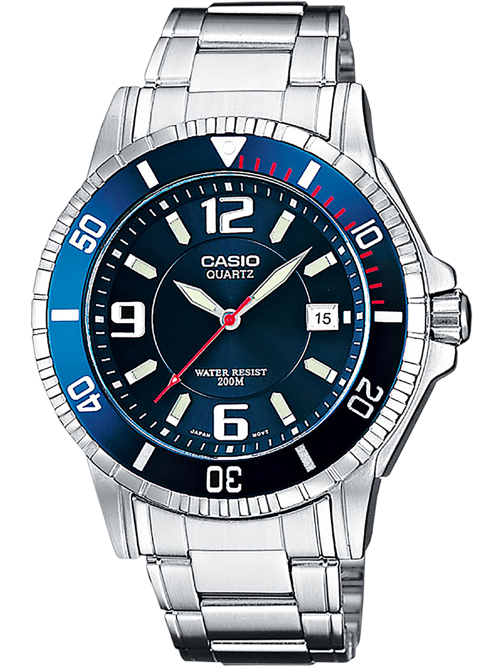 Casio MTD-1053D-2AVES Collection Herrenuhr 43mm 20ATM