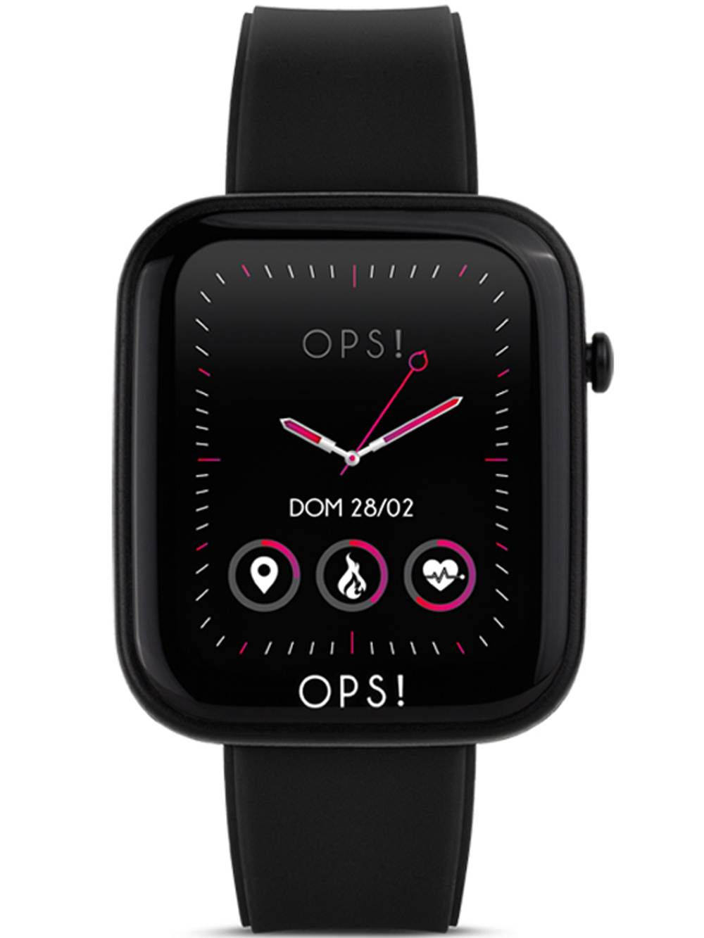 OPS!SMART OPSSW-02 Active Smartwatch Unisex Uhr 38mm