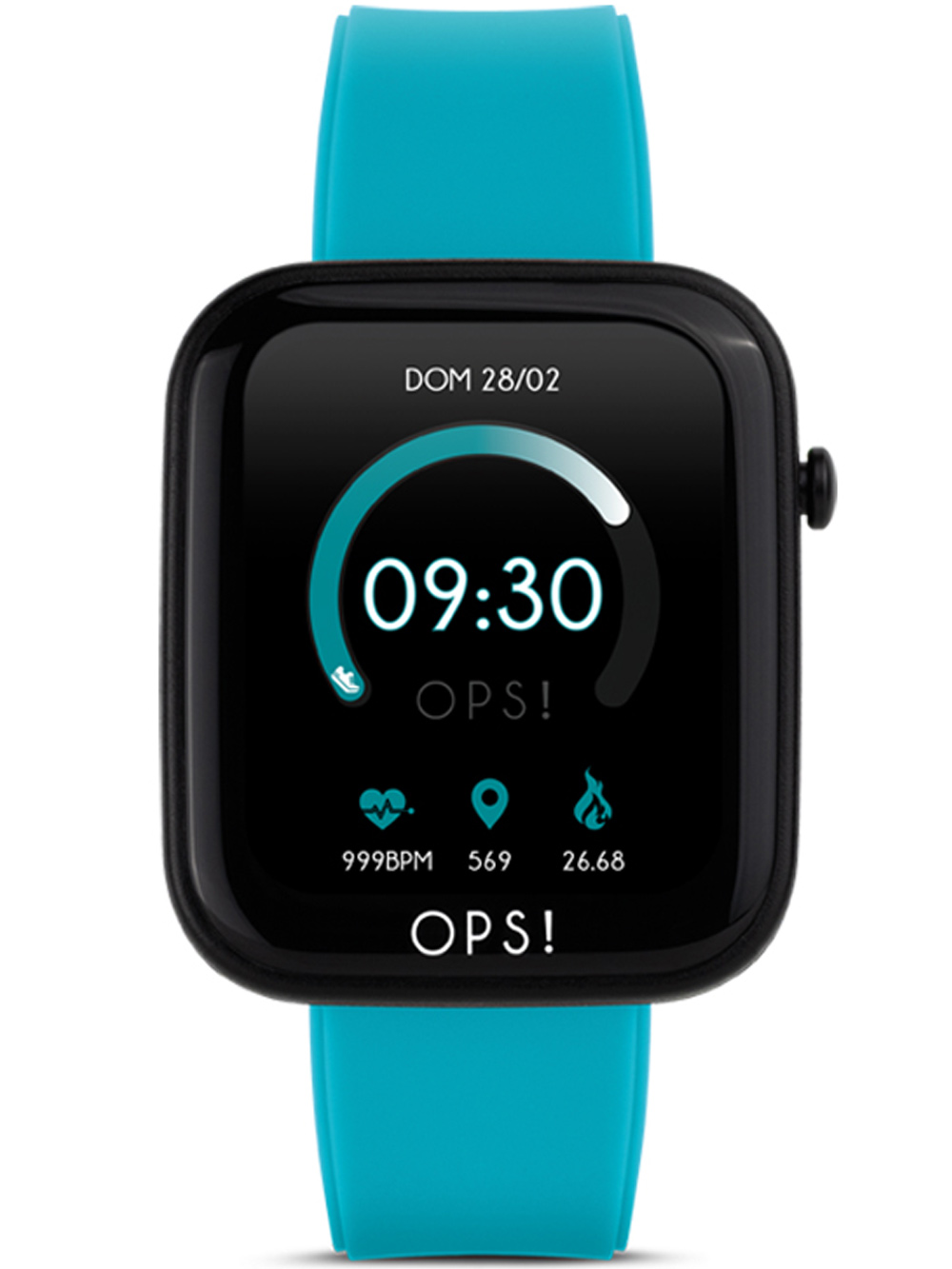 OPS!SMART OPSSW-05 Active Smartwatch Unisex Uhr 38mm