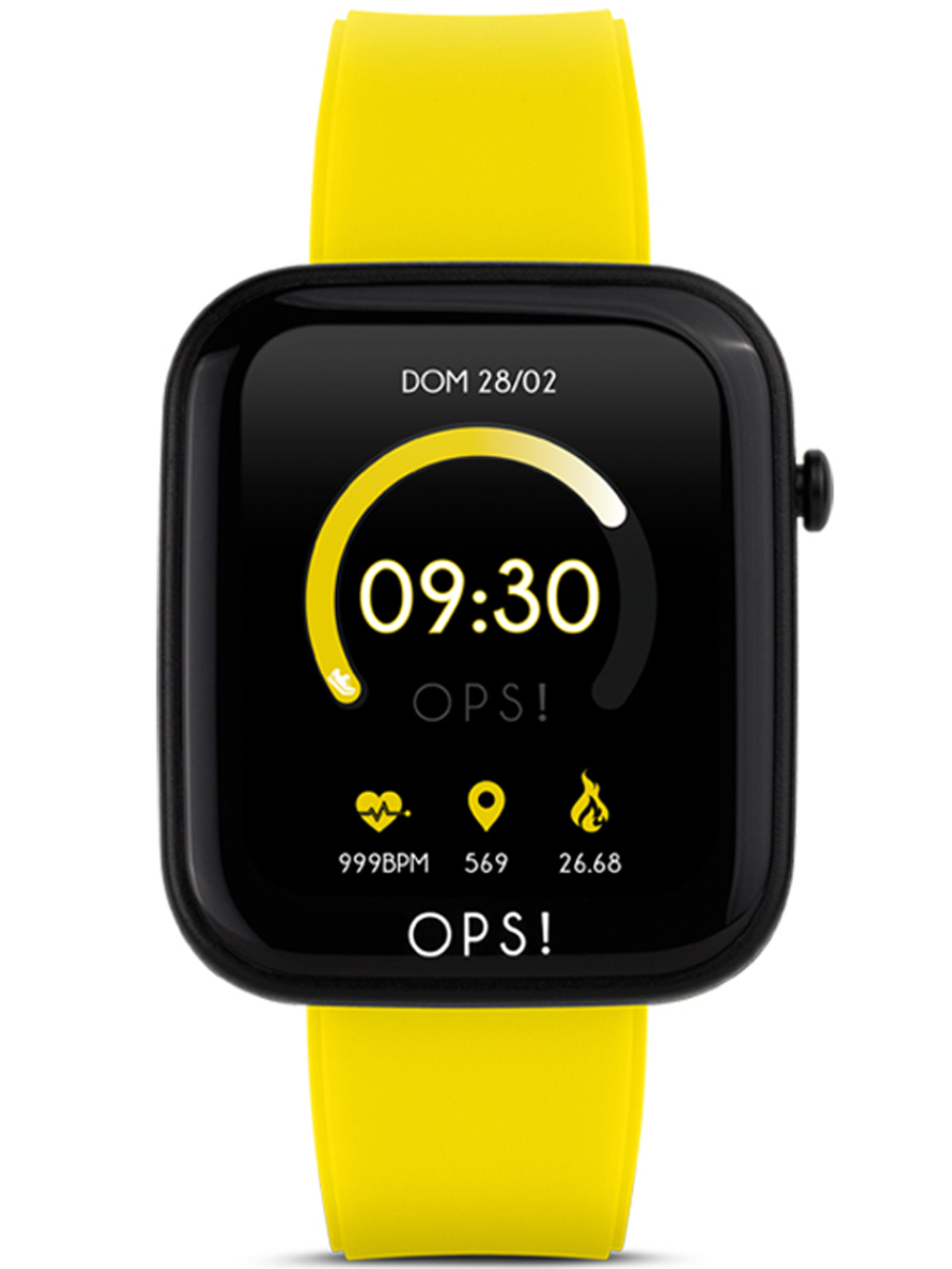 OPS!SMART OPSSW-06 Active Smartwatch Unisex Uhr 38mm