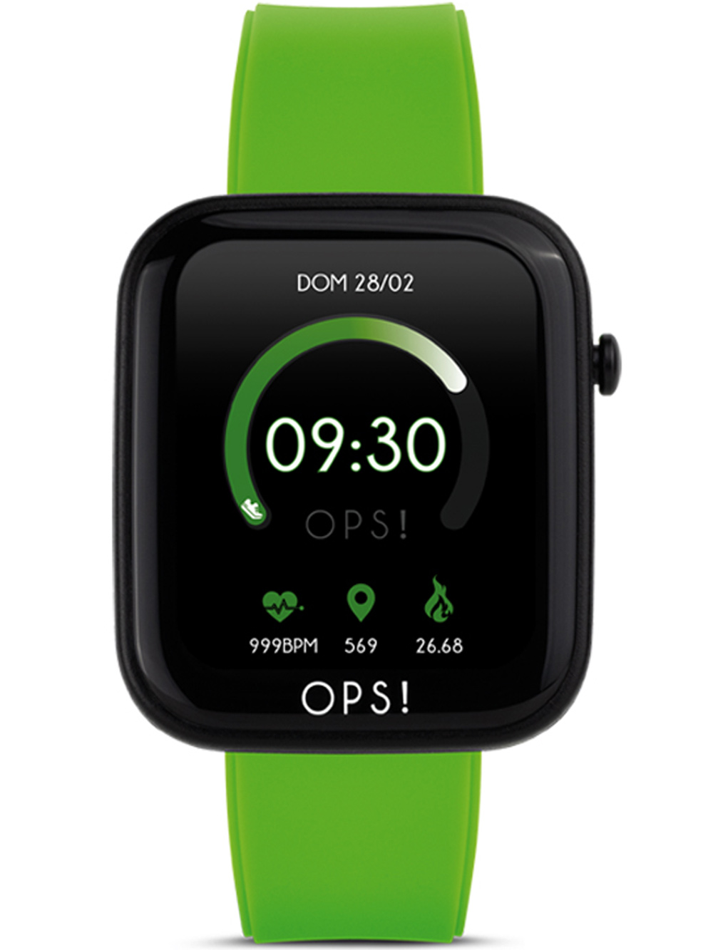 OPS!SMART OPSSW-07 Active Smartwatch Unisex Uhr 38mm