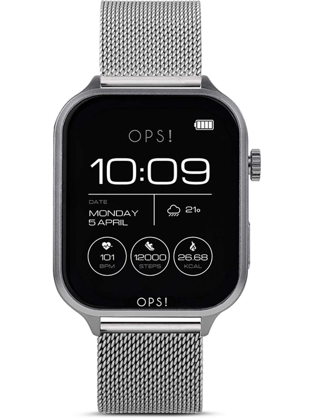 8057587283212 - OPS!SMART OPSSW-44 Call Max Amoled unisex Smartwatch 415 mm