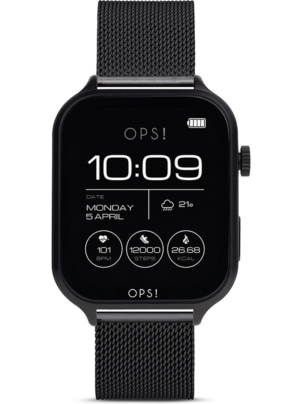 8057587283243 - OPS!SMART OPSSW-47 Call Max Amoled unisex Smartwatch 415 mm